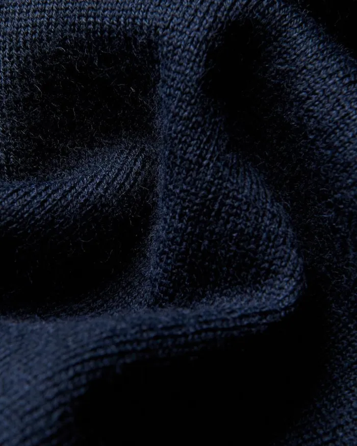 Ben Sherman Sweaters and Knits Men Merino Knit HalfZip Sweater 8211 Dark Navy Ben Sherman Sweaters and Knits Men Merino Knit HalfZip Sweater 8211 Dark Navy
