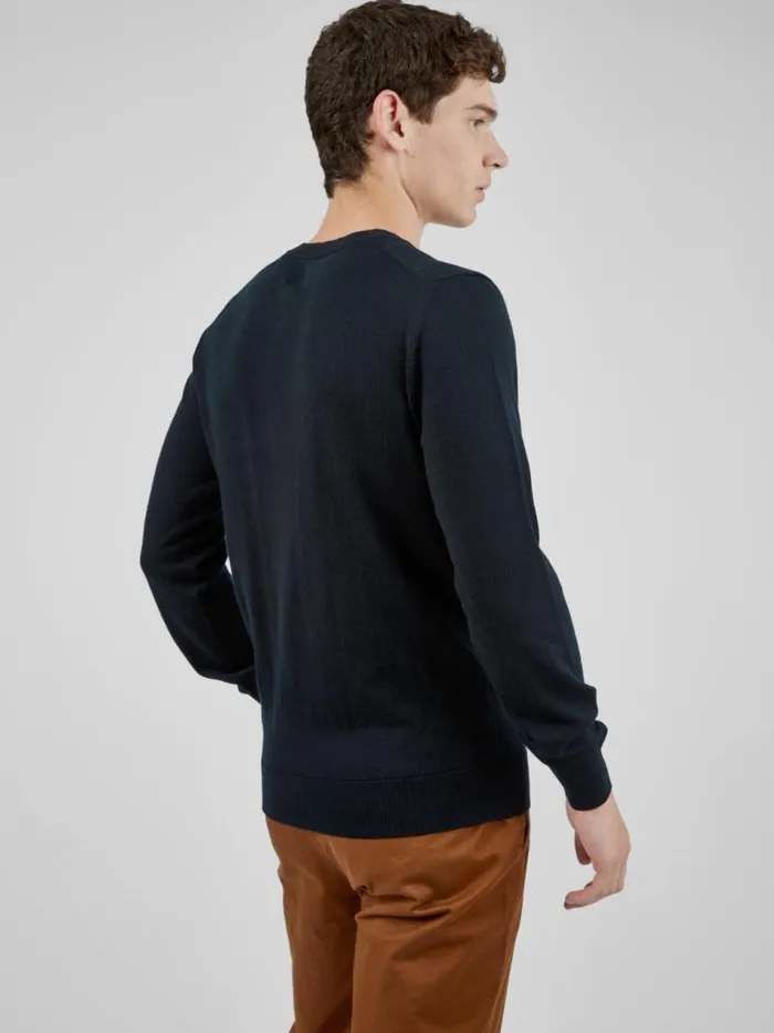 Ben Sherman Sweaters and Knits Men Signature Knit Crewneck Sweater 8211 Black