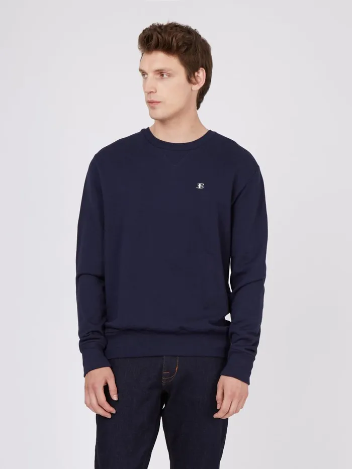 Ben Sherman Sweatshirts and Hoodies Men B By TricotLoopback Sweatshirt 8211 Marine