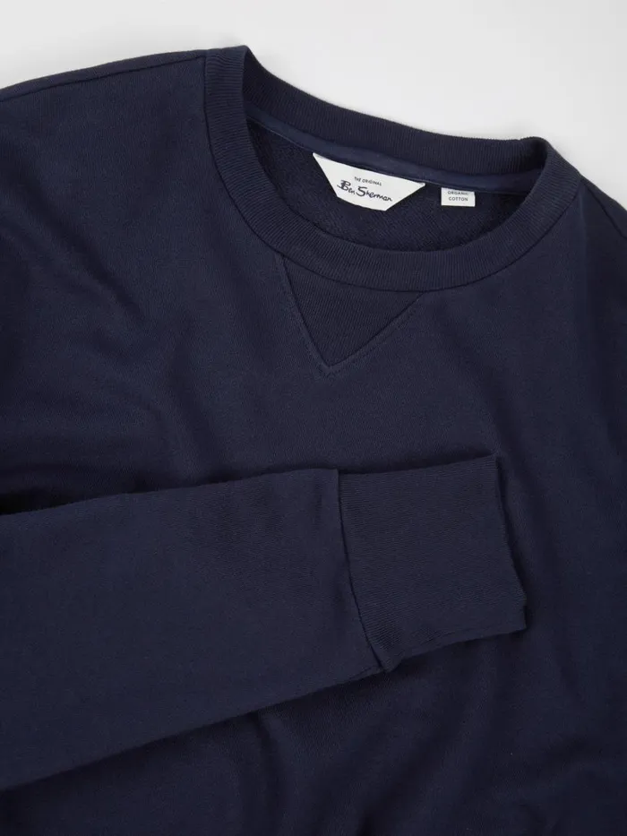 Ben Sherman Sweatshirts and Hoodies Men B By TricotLoopback Sweatshirt 8211 Marine