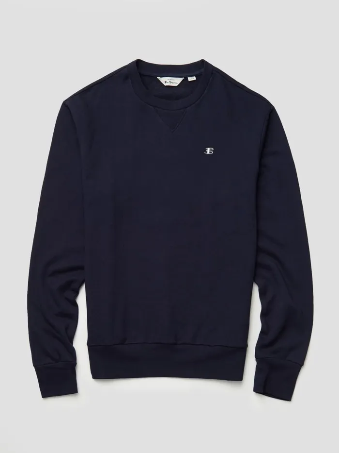 Ben Sherman Sweatshirts and Hoodies Men B By TricotLoopback Sweatshirt 8211 Marine