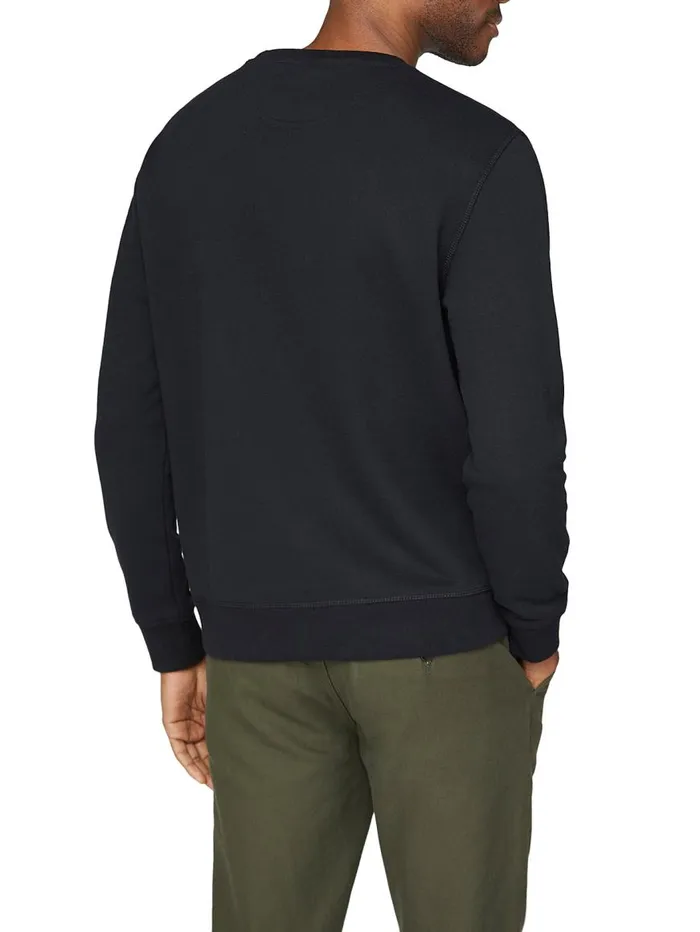Ben Sherman Sweatshirts and Hoodies Men Crewneck Logo Sweatshirt 8211 Anthracite