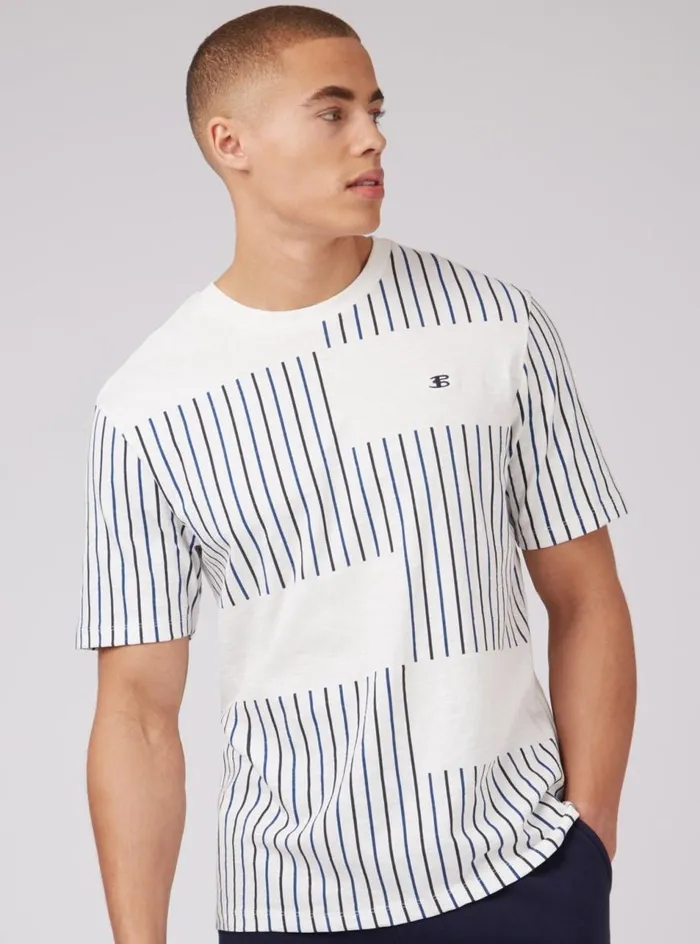 Ben Sherman TShirts and Graphic Tees Men B By Vertical Stripe Tee Ben Sherman TShirts and Graphic Tees Men B By Vertical Stripe Tee