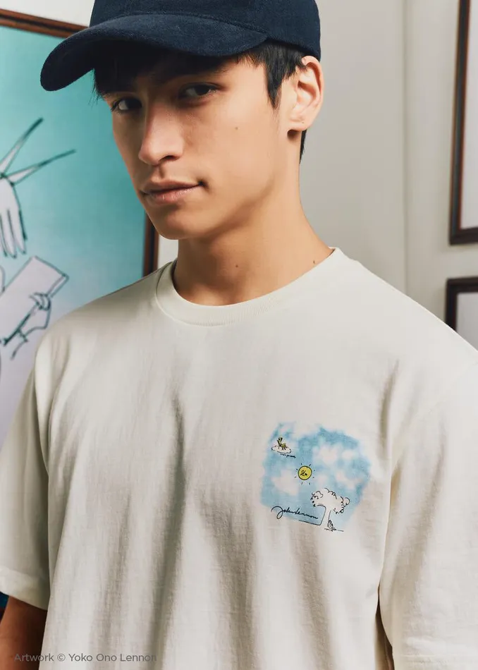 Ben Sherman TShirts and Graphic Tees Men Lennon Power To The People Graphic Tee