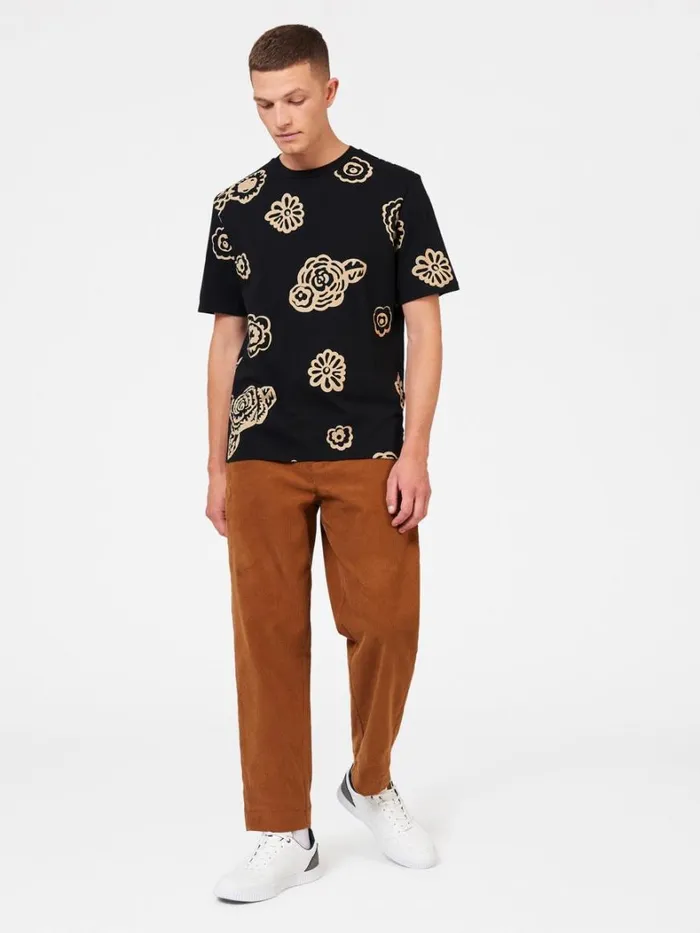 Ben Sherman TShirts and Graphic Tees Men Scattered Floral Graphic Tee Ben Sherman TShirts and Graphic Tees Men Scattered Floral Graphic Tee