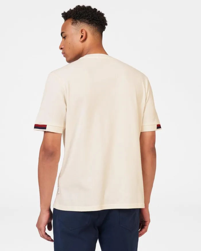 Ben Sherman TShirts and Graphic Tees Men Signature Pique Tee 8211 Ivory Ben Sherman TShirts and Graphic Tees Men Signature Pique Tee 8211 Ivory