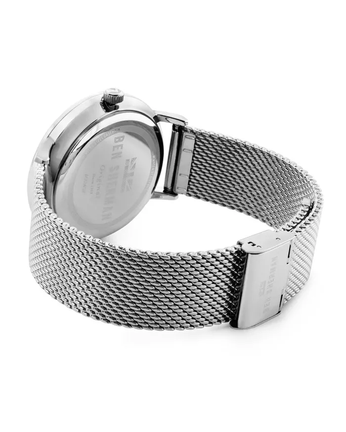 Ben Sherman Watches Men Portobello Heritage Watch 8211 SilverWhiteSilver