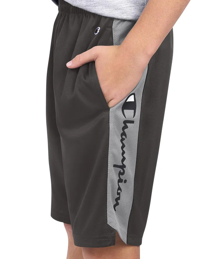 Big Kids039 Signature Active Shorts Black Kids Champion Shorts