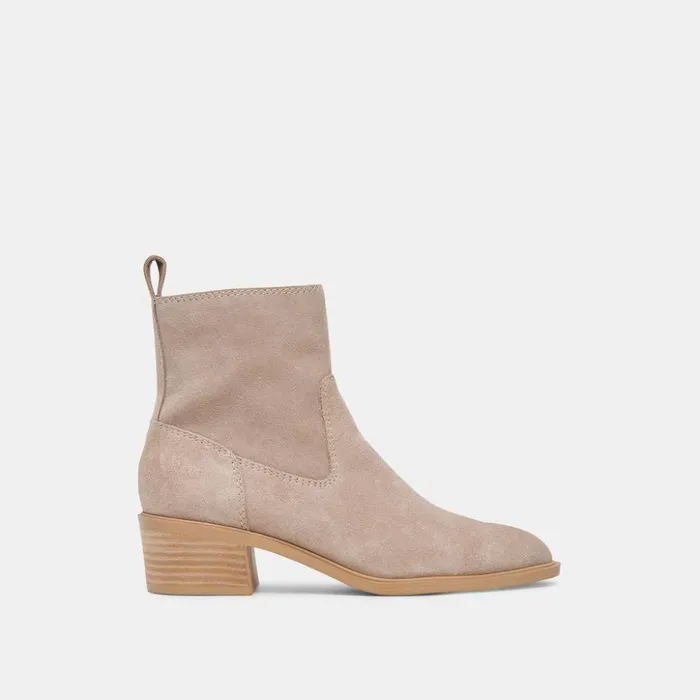 Bili H2O Booties Taupe Suede Women Dolce Vita Boots and Booties