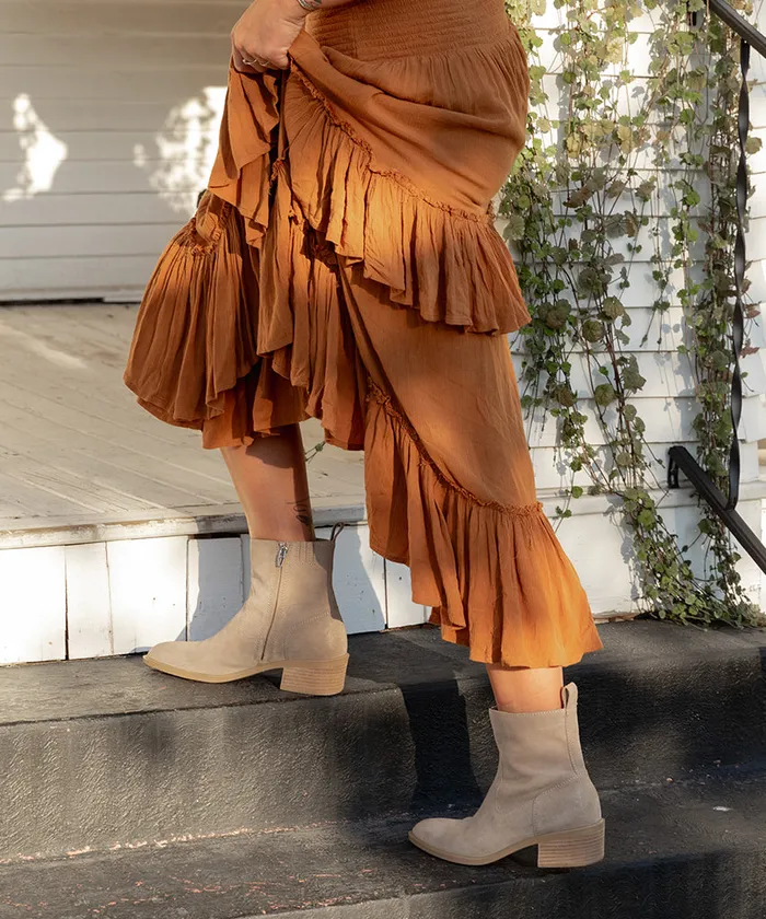 Bili H2O Booties Taupe Suede Women Dolce Vita Boots and Booties