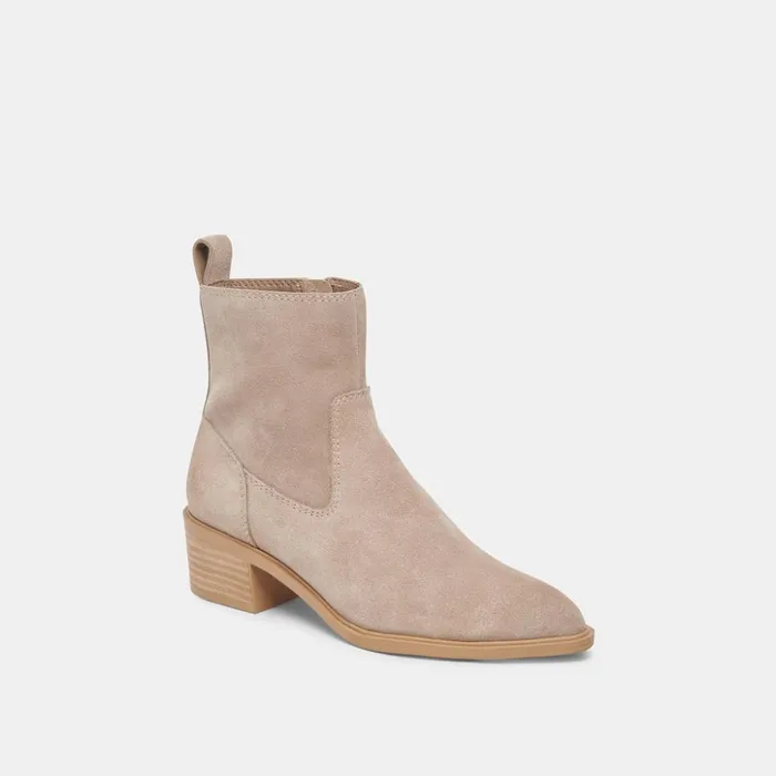 Bili H2O Booties Taupe Suede Women Dolce Vita Boots and Booties