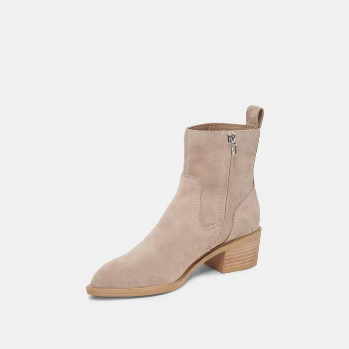 Bili H2O Booties Taupe Suede Women Dolce Vita Boots and Booties