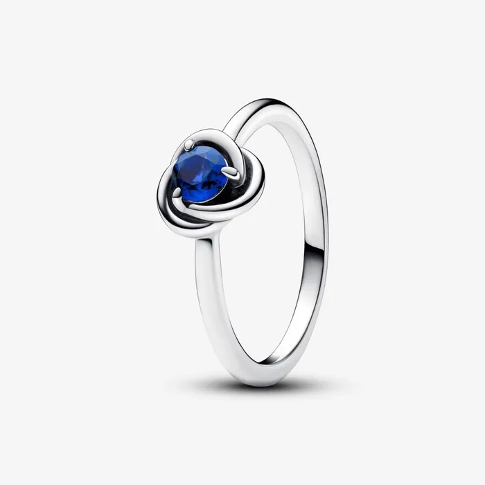 Birthstone Rings Women Pandora September Birthstone Eternity Circle Ring Blue