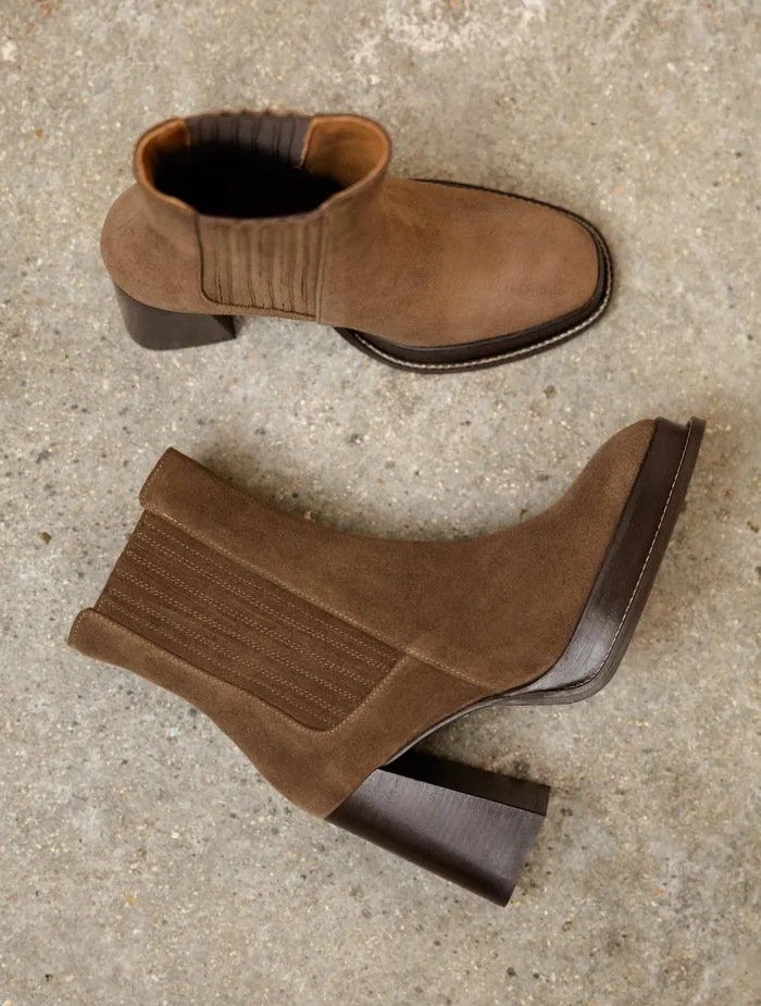 Bobbies Ankle Boots Deva Khaki Brown 8211 Women