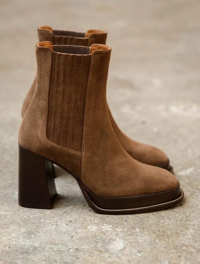 Bobbies Ankle Boots Deva Khaki Brown 8211 Women