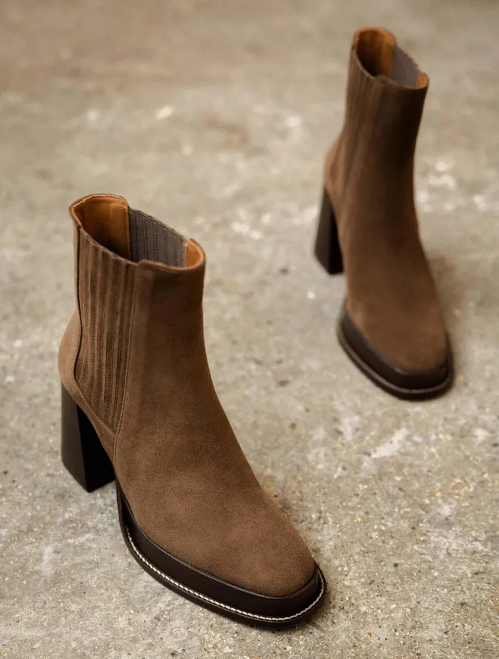 Bobbies Ankle Boots Deva Khaki Brown 8211 Women