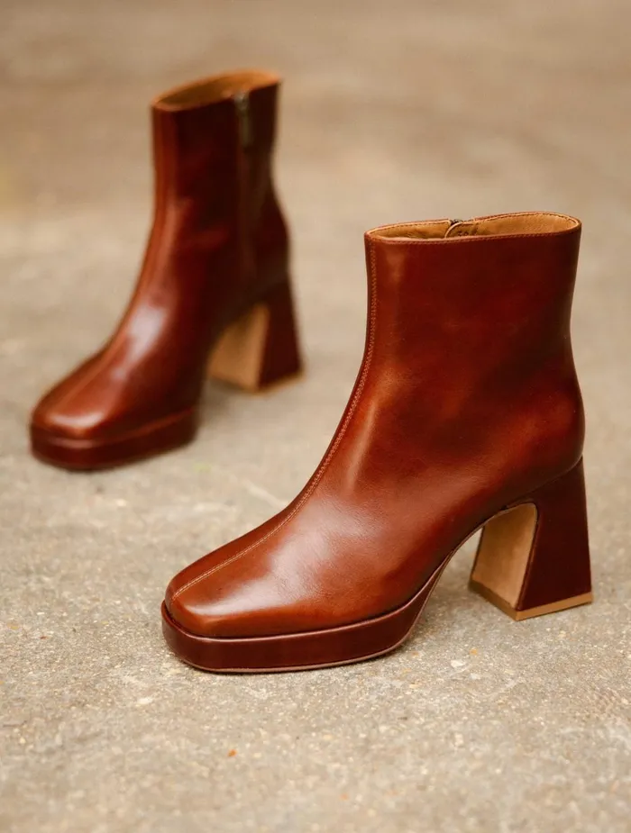 Bobbies Ankle Boots Ins Chestnut 8211 Women
