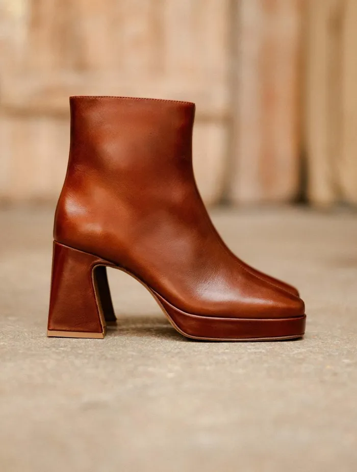 Bobbies Ankle Boots Ins Chestnut 8211 Women