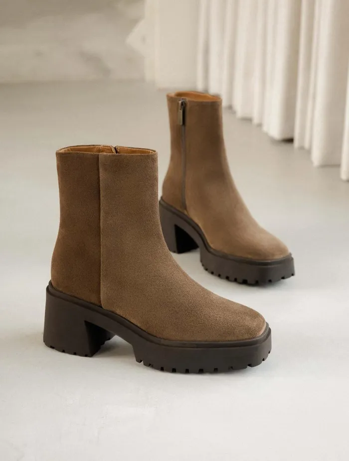 Bobbies Ankle Boots Sadie Khaki Brown 8211 Women