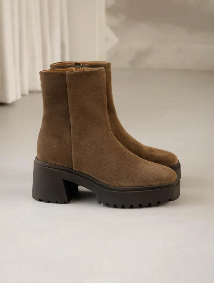 Bobbies Ankle Boots Sadie Khaki Brown 8211 Women