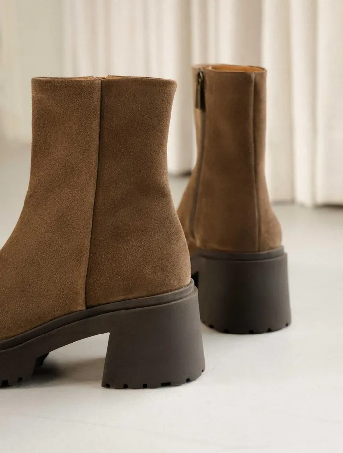 Bobbies Ankle Boots Sadie Khaki Brown 8211 Women