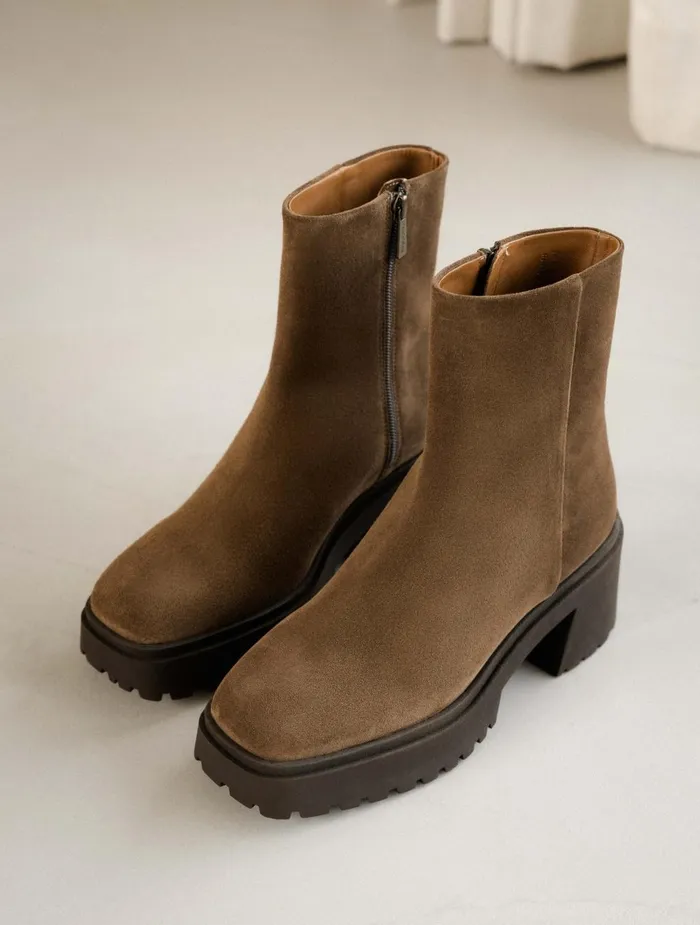 Bobbies Ankle Boots Sadie Khaki Brown 8211 Women