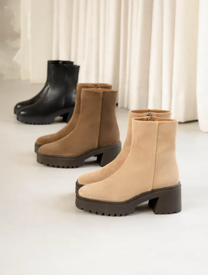 Bobbies Ankle Boots Sadie Khaki Brown 8211 Women