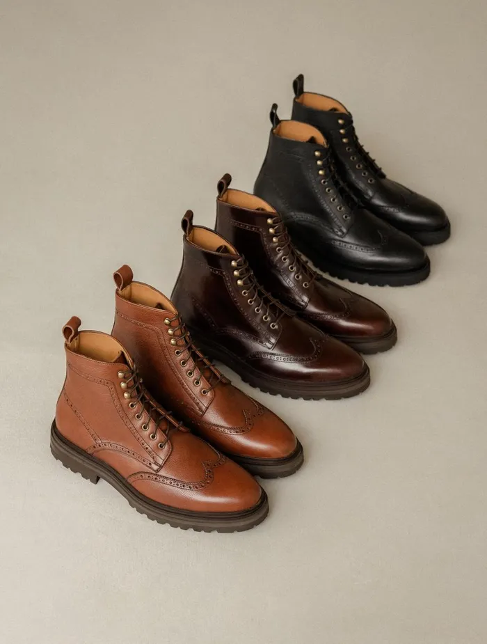 Bobbies Boots Leandro Caviar 8211 Men