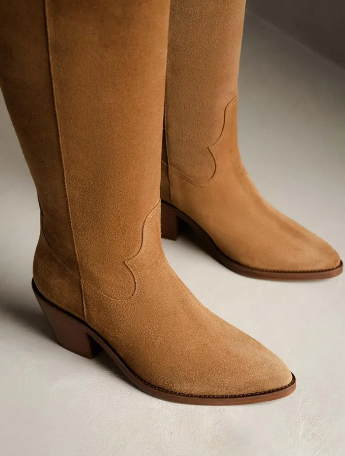Bobbies Knee High Boots Dolores Squirrel 8211 Women