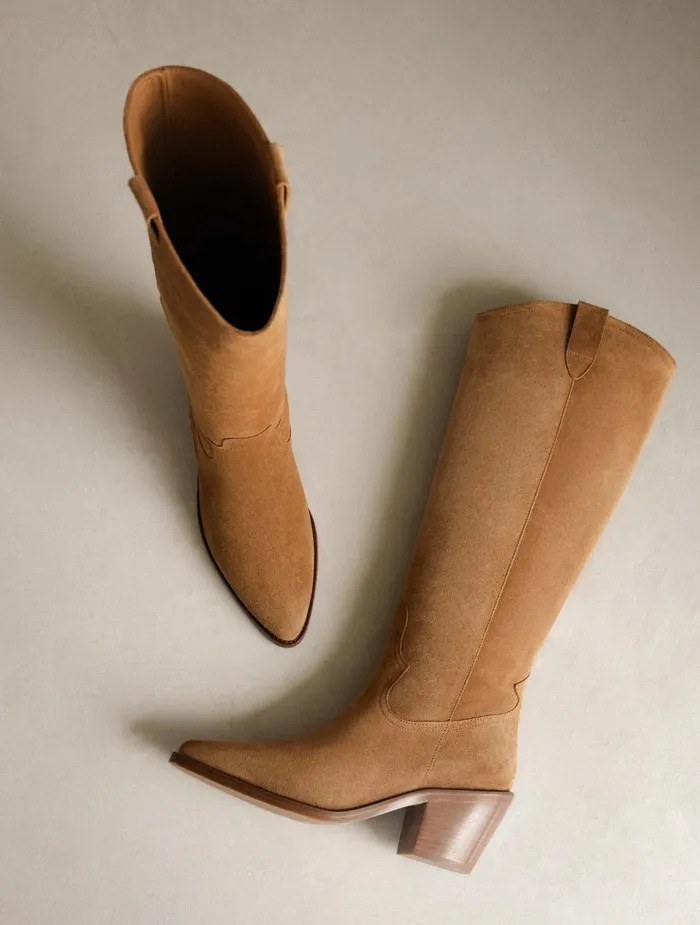 Bobbies Knee High Boots Dolores Squirrel 8211 Women