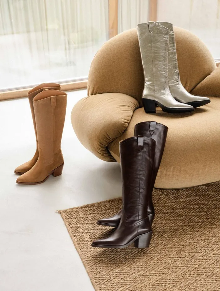 Bobbies Knee High Boots Dolores Squirrel 8211 Women
