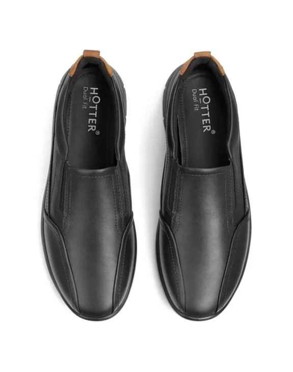 Boost III Shoes Jet Black Mens Hotter SlipOn Shoes