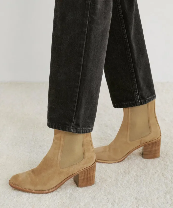 Boots Women Jenni Kayne Suede Frankie Chelsea Boot Dark Sand