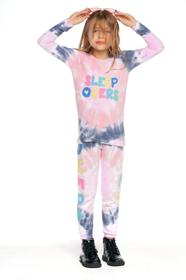 Bottoms Chaser Brand Girls Tie Dye Sleepovers Pants