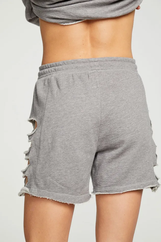 Bottoms Chaser Brand Womens Cashmere Fleece Vented Shorts