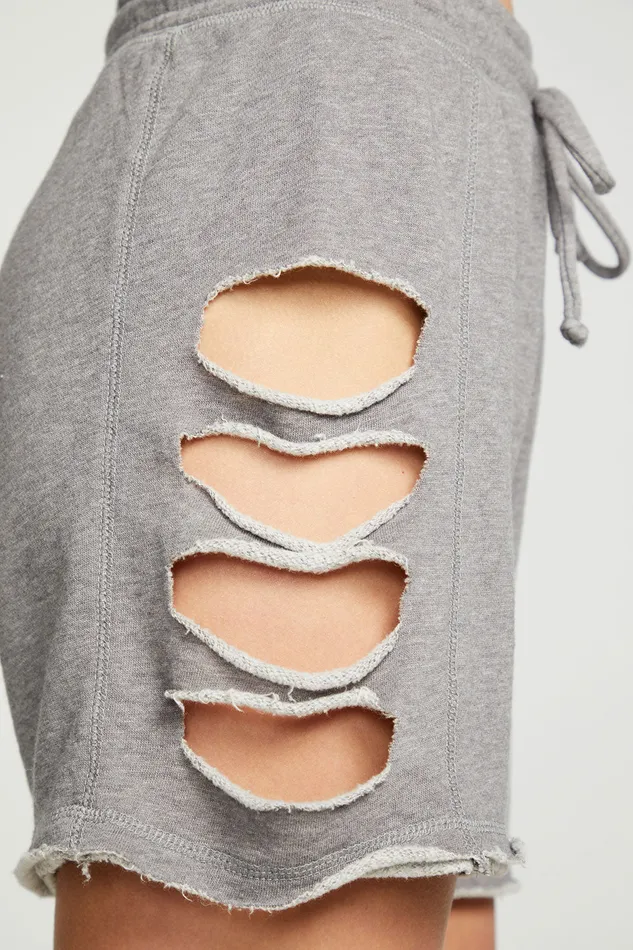 Bottoms Chaser Brand Womens Cashmere Fleece Vented Shorts