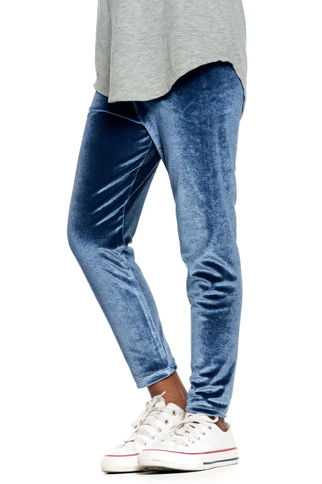 Bottoms Stretch Velvet Classic Legging 8211 Chaser Brand Girls Bottoms Stretch Velvet Classic Legging 8211 Chaser Brand Girls