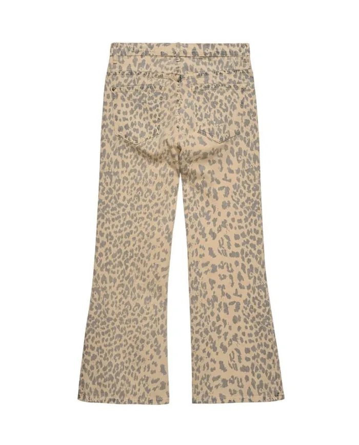 Bottoms Women039s The Great The Kick Bell Jean Vintage Leopard