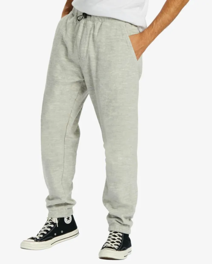 Boundary Graphene Joggers Oatmeal Heather Men Billabong Jeans and Pants