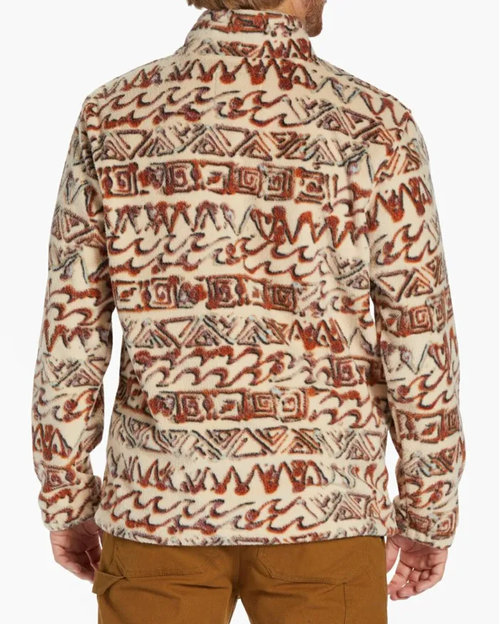 Boundary HalfZip Mock Neck Fleece Chino Men Billabong Hoodies and Fleece