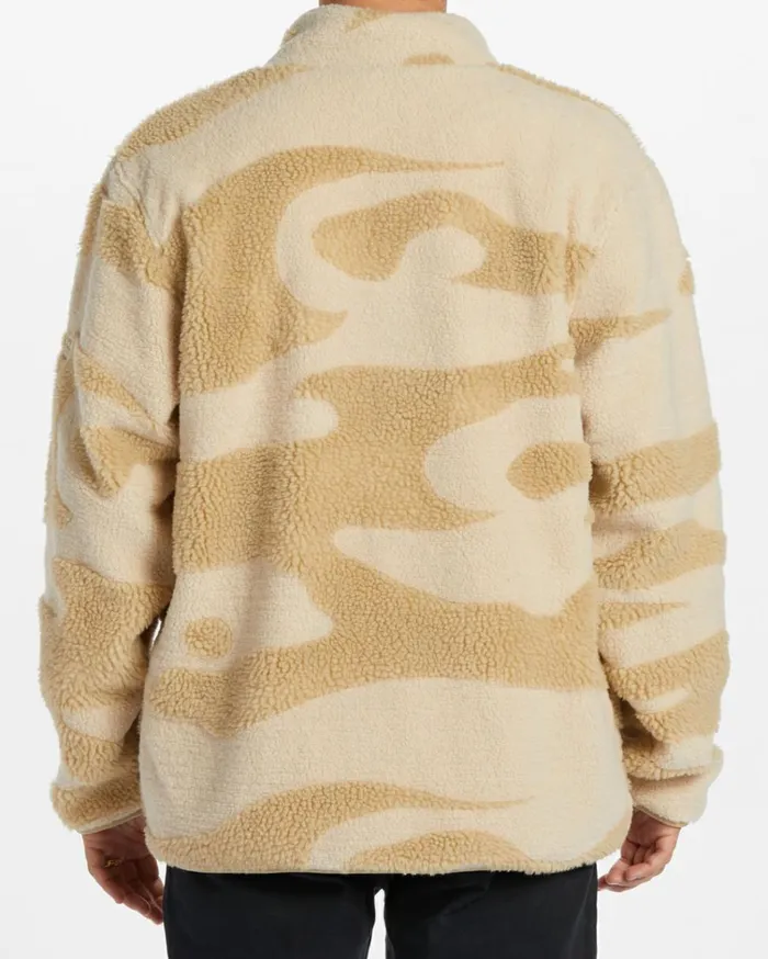 Boundary Switchback ZipUp Sherpa Fleece Chino Men Billabong Hoodies and Fleece