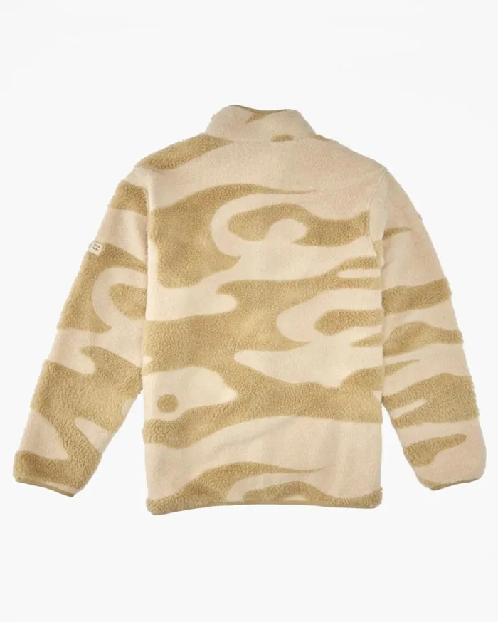Boundary Switchback ZipUp Sherpa Fleece Chino Men Billabong Hoodies and Fleece