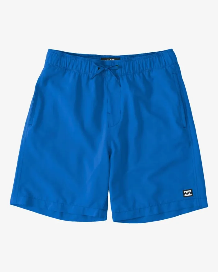 Boy039s All Day Layback Boardshorts Cobalt MenKids Billabong Side Pockets