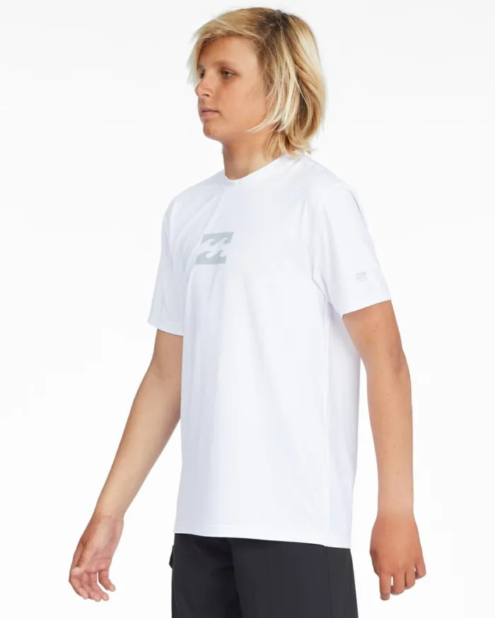 Boy039s All Day Wave Loose Fit Short Sleeve Surf TShirt White Kids Billabong Boys039 Shorts
