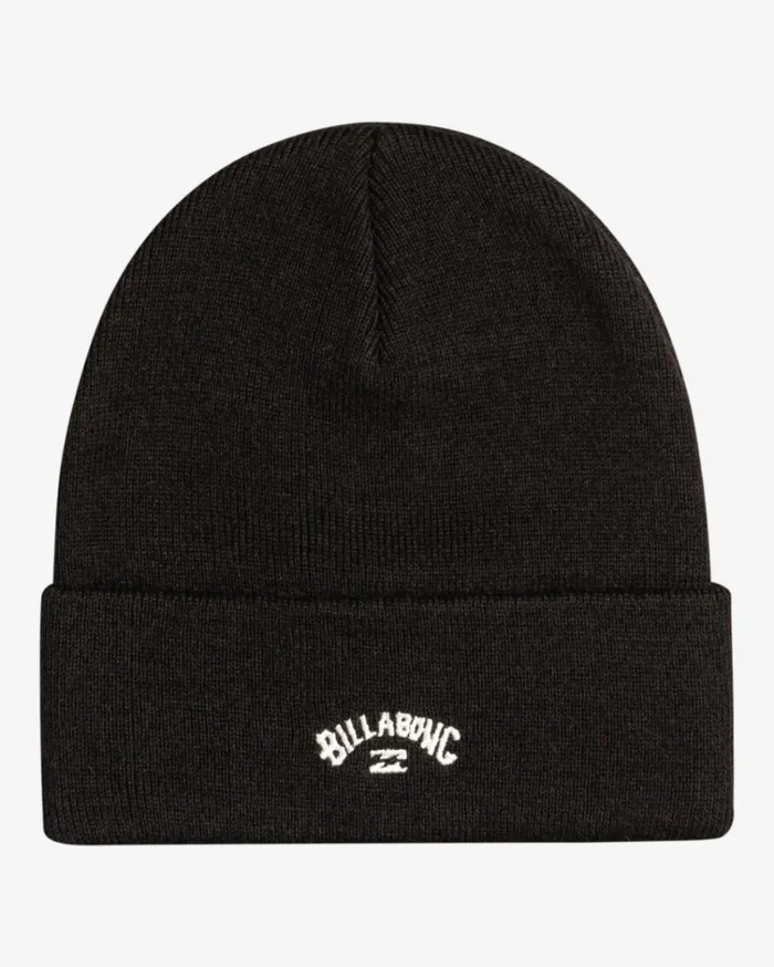 Boy039s Arch Beanie Black MenKids Billabong Beanies