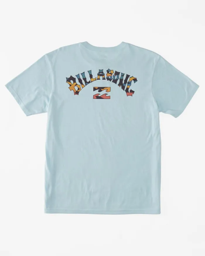 Boy039s Arch Fill TShirt Coastal Blue MenKids Billabong TShirts