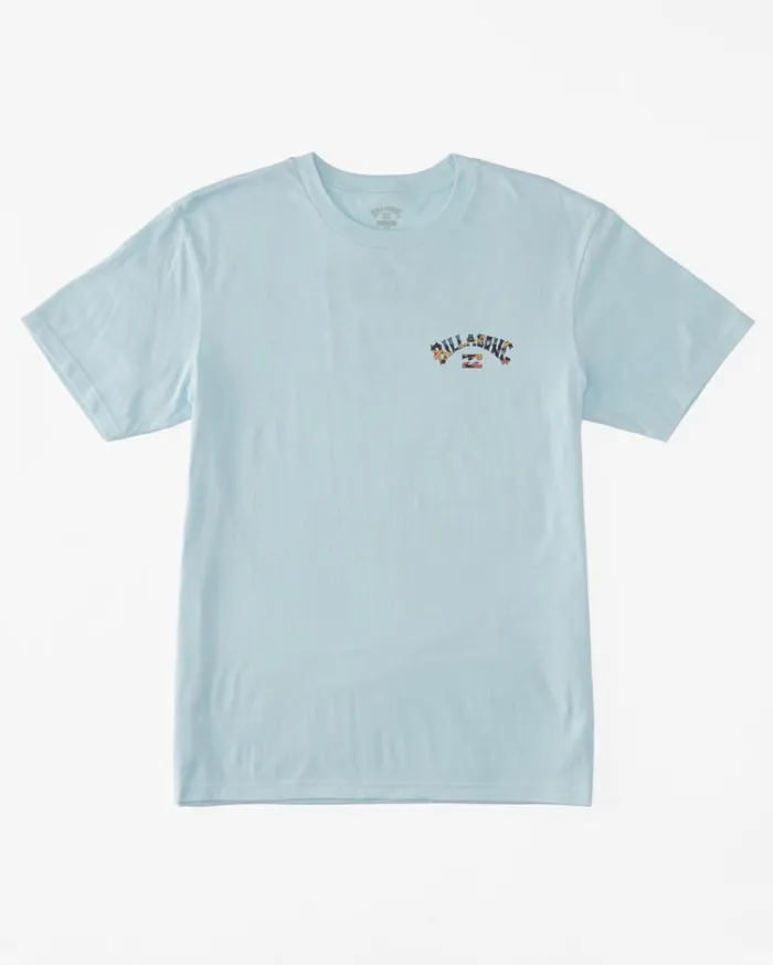 Boy039s Arch Fill TShirt Coastal Blue MenKids Billabong TShirts