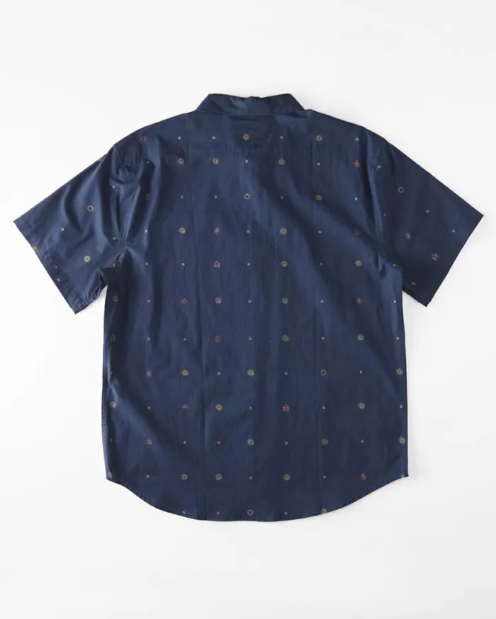 Boy039s Sundays Mini Short Sleeve Shirt Blue Kids Billabong Boys039 Shirts