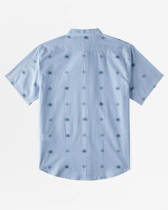 Boy039s Sundays Mini Short Sleeve Shirt Blue Suede Kids Billabong Boys039 Shirts