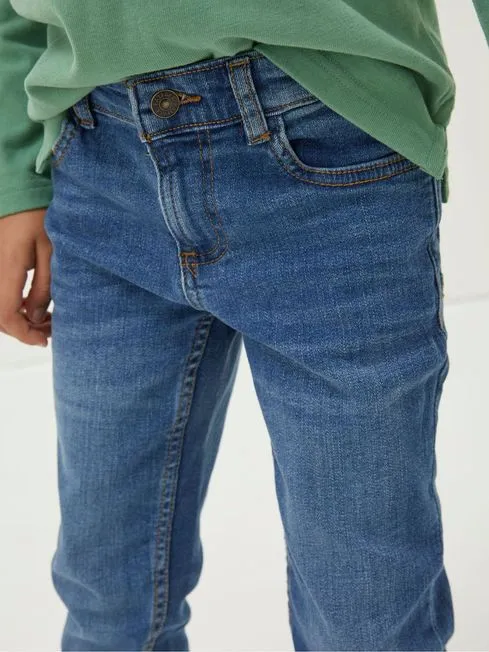 Boys Fatface Pants Jeans and Joggers Seth Light Blue Slim Jeans